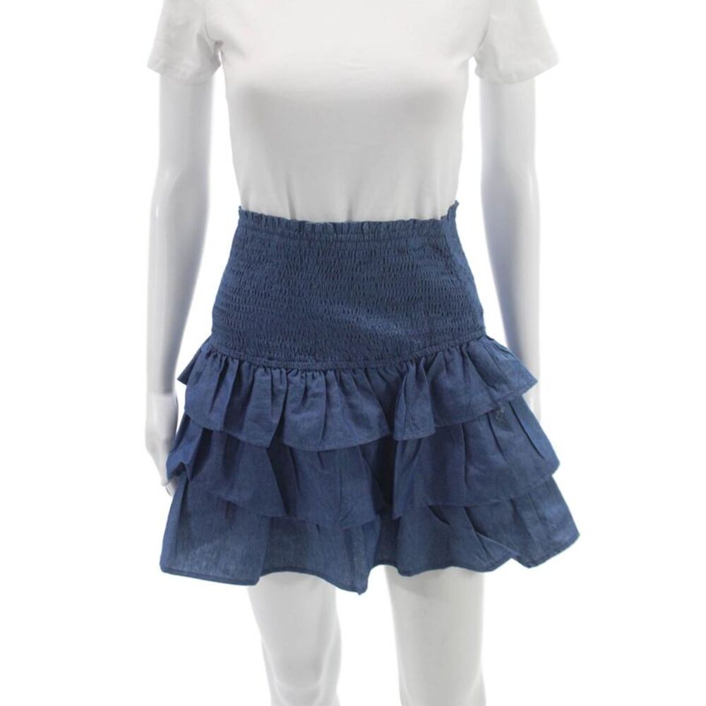 We're All Pretty Girls Womens Mini Blue Cotton Polyester Skirt Size M